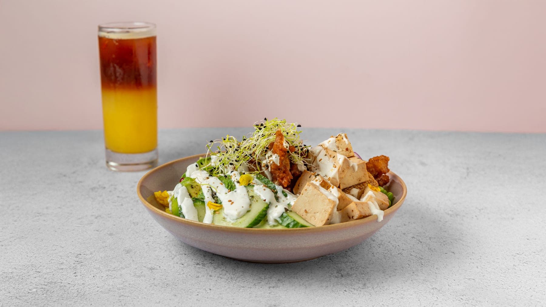 ACD Bowl Vegan — bowl asiatique au tofu grillé Peach Strasbourg